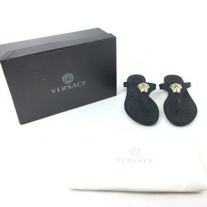 Versace Medusa Thong Sandal SZ 40(US 10)